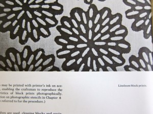 Design on Fabrics by Meda Parker Johnston and Glen Kaufman, 1967, Reinhold Publishing. Page Detail 1.
