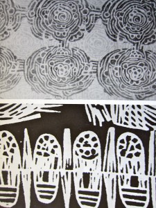 Design on Fabrics by Meda Parker Johnston and Glen Kaufman, 1967, Reinhold Publishing. Page Detail 2.