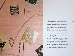 Fabulous Fabrics of the 50s by Gideon Bosker, Michele Mancini, John Gramstad, 1992, Chronicle Books, page detail